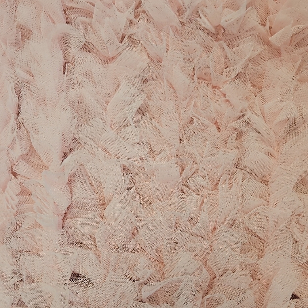 3X Pink Ruffled Crop Top - Picture 2 of 4